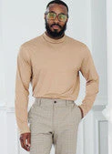 KnowMe Pattern Me2105 Men's Knit Turtleneck and Cardigan - Image 2
