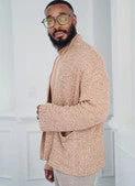 KnowMe Pattern Me2105 Men's Knit Turtleneck and Cardigan - Image 3