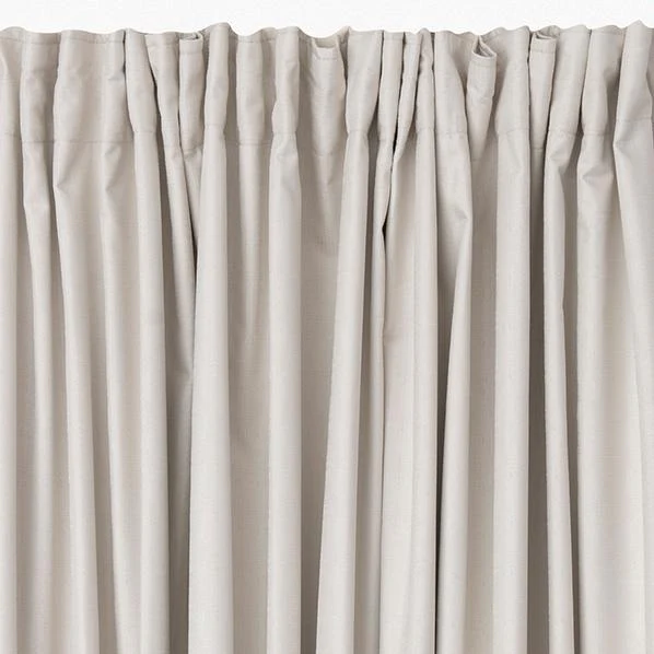 Liberty Pencil Pleat Curtain, 205cm Drop - Parchment