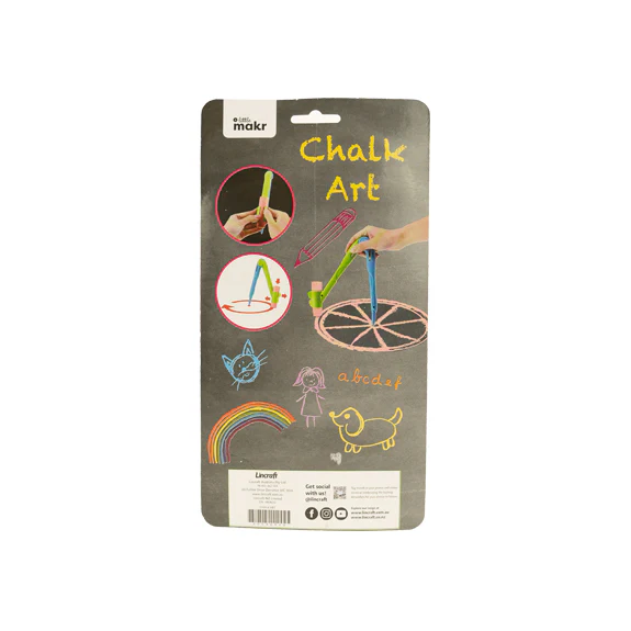 Little Makr Chalk Protractor with 2 Jumbo Chalks - Image 3