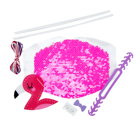Little Makr Make Your Own Sequin Face Mask Kit - Image 3