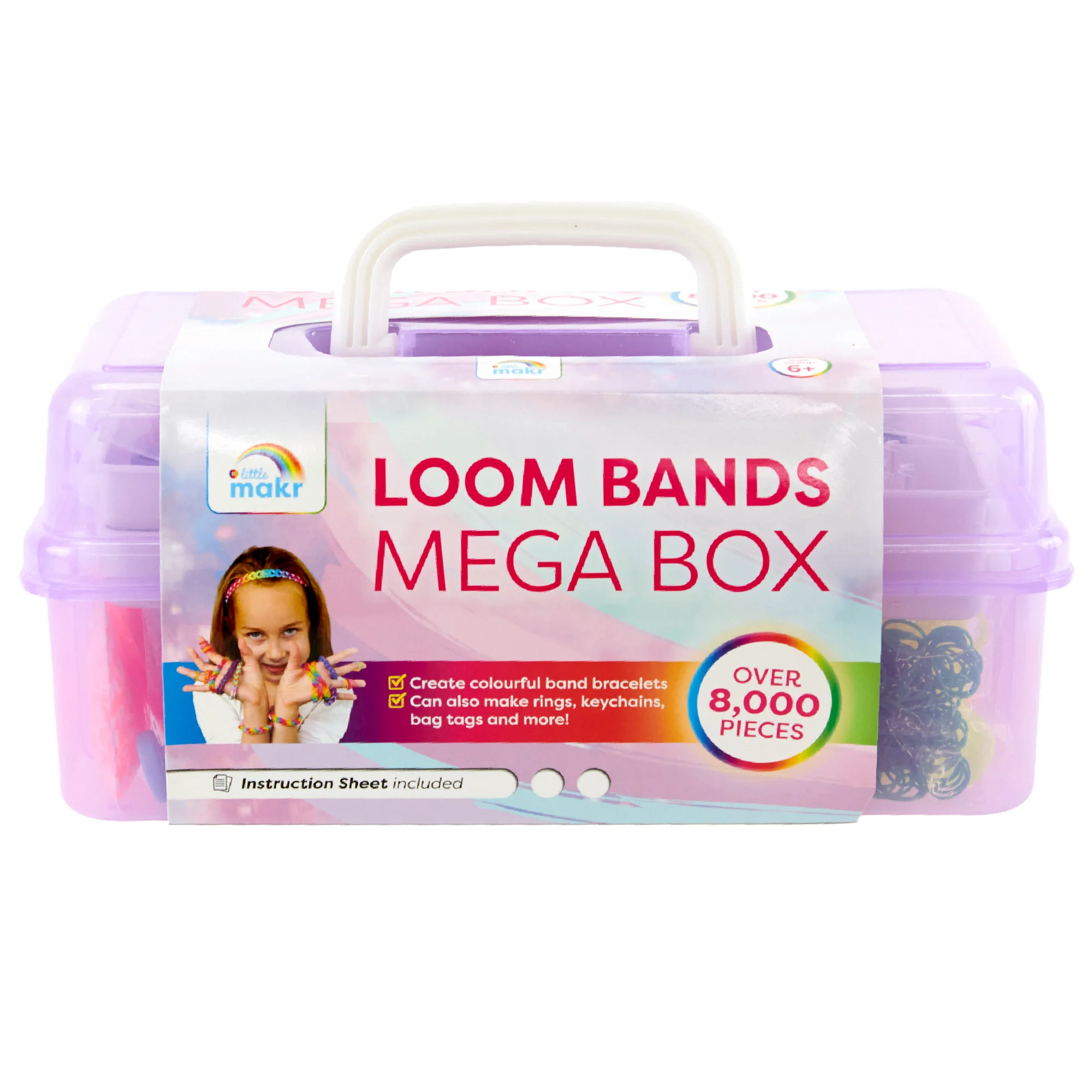 Little Makr Loom Bands Mega Box- 8000pc - Image 4