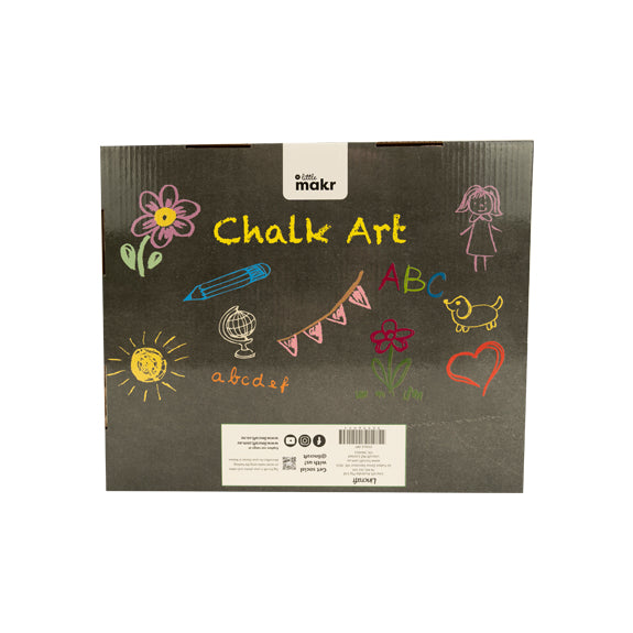 Little Makr Triple Chalk Art Sidewalk Chalk Combo Set - Image 3