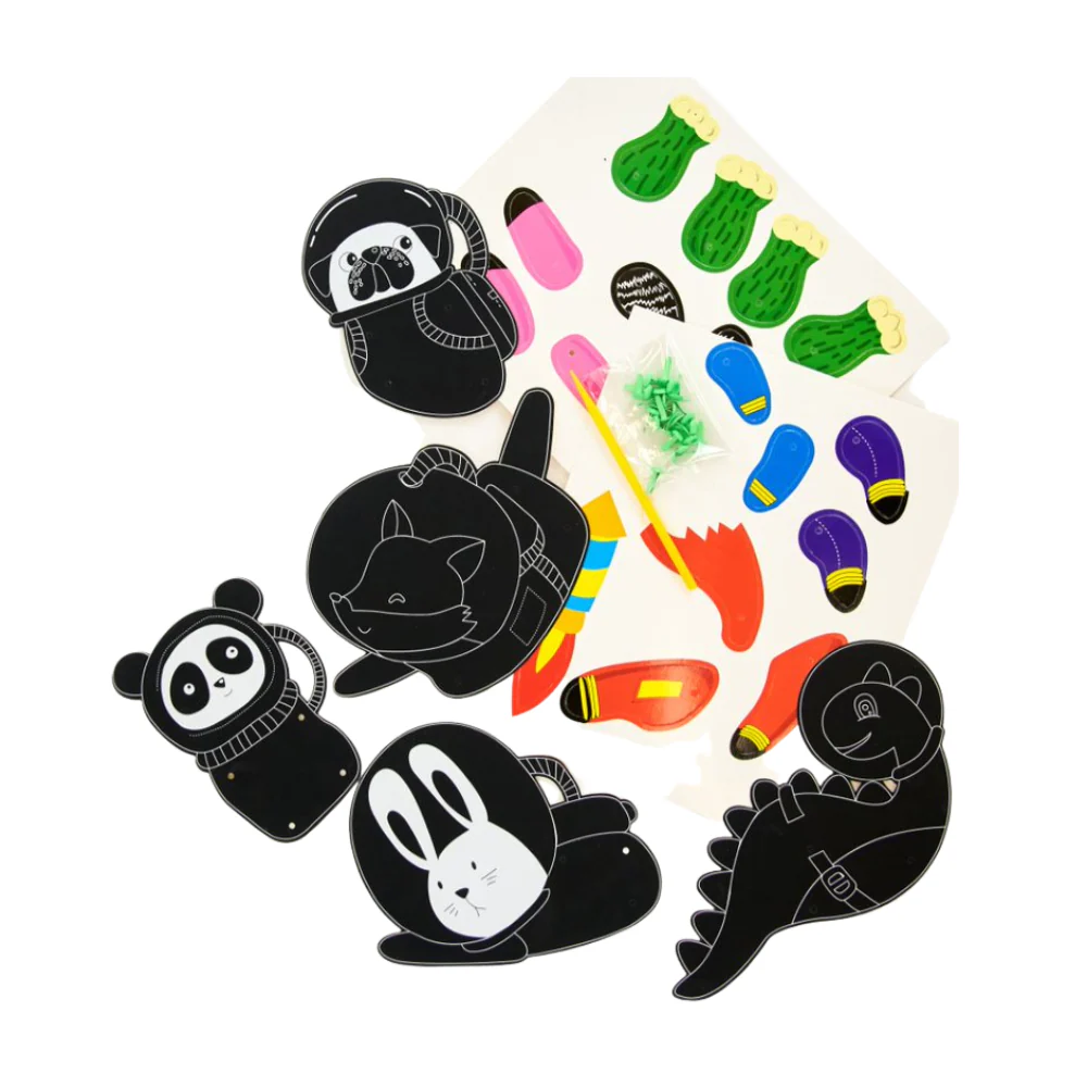 Little Makr Scratch Cards, Furry Animals - Image 2