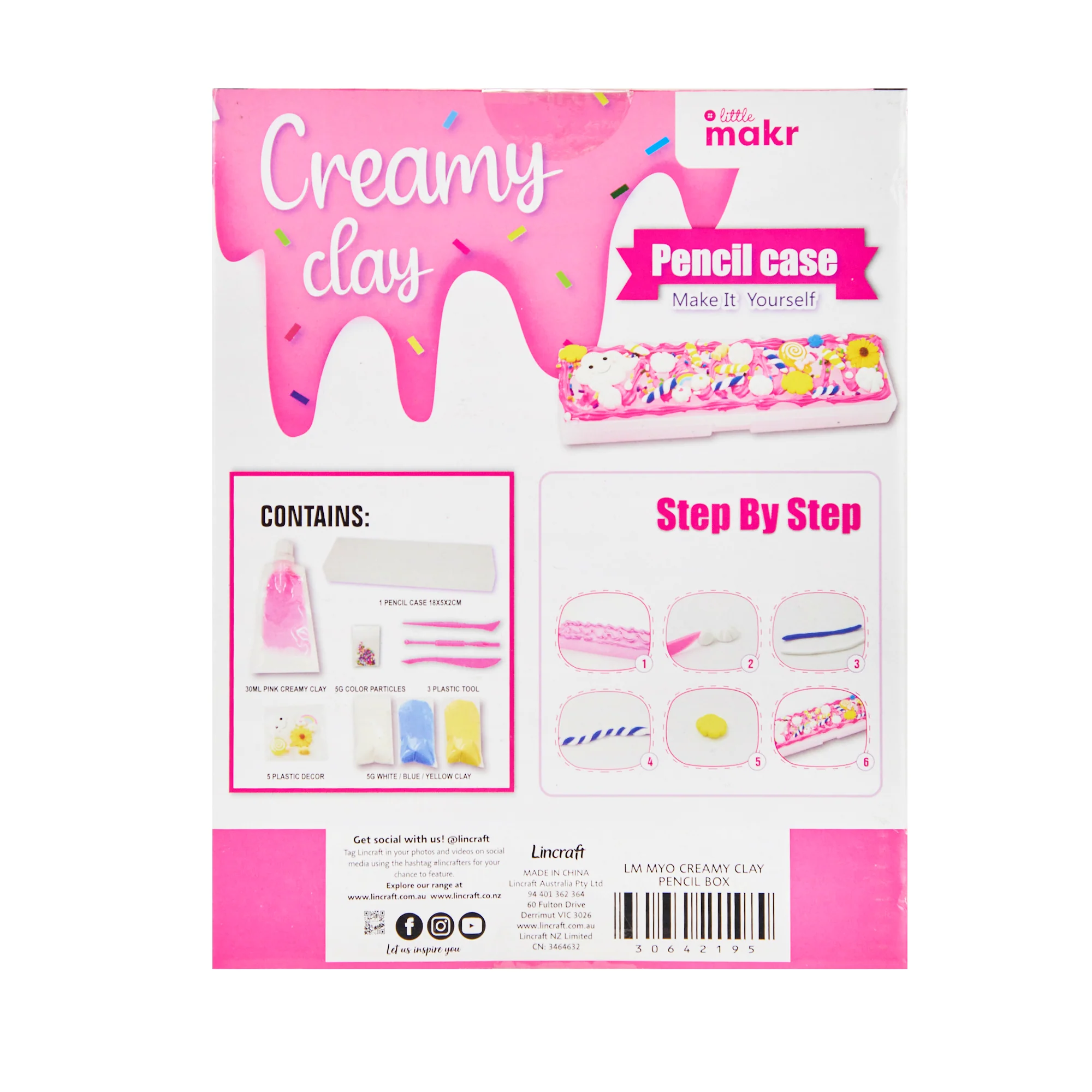 Little Makr Make Your Own Clay Pencil Case - Image 2