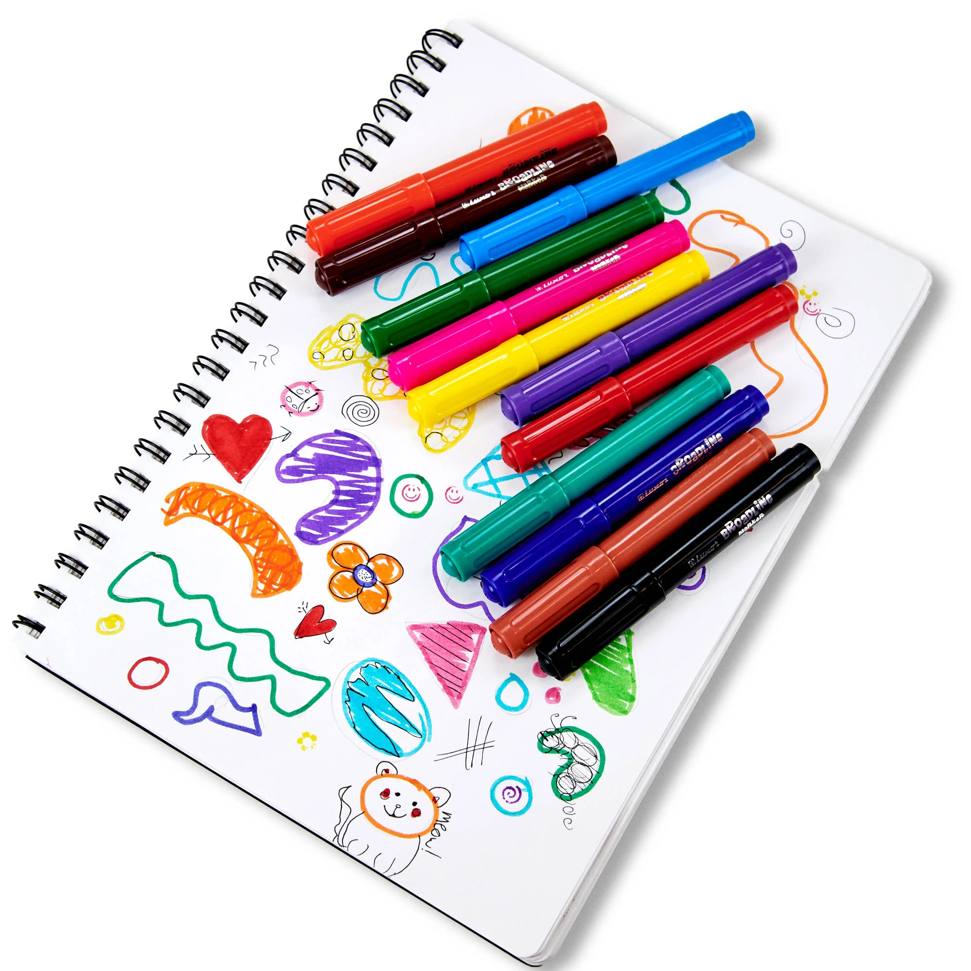 Luxor Markers, Broadline- 12pk - Image 3