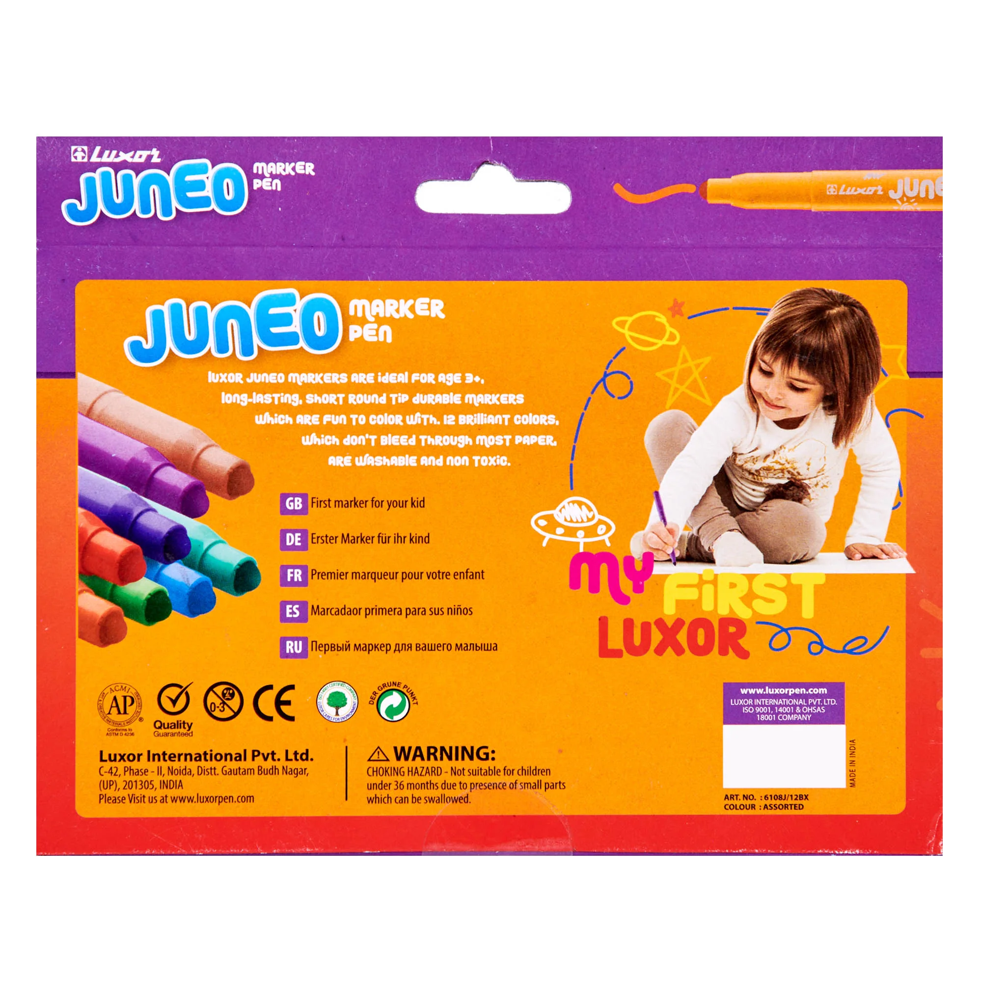 Luxor Juneo Markers- 12pk - Image 2