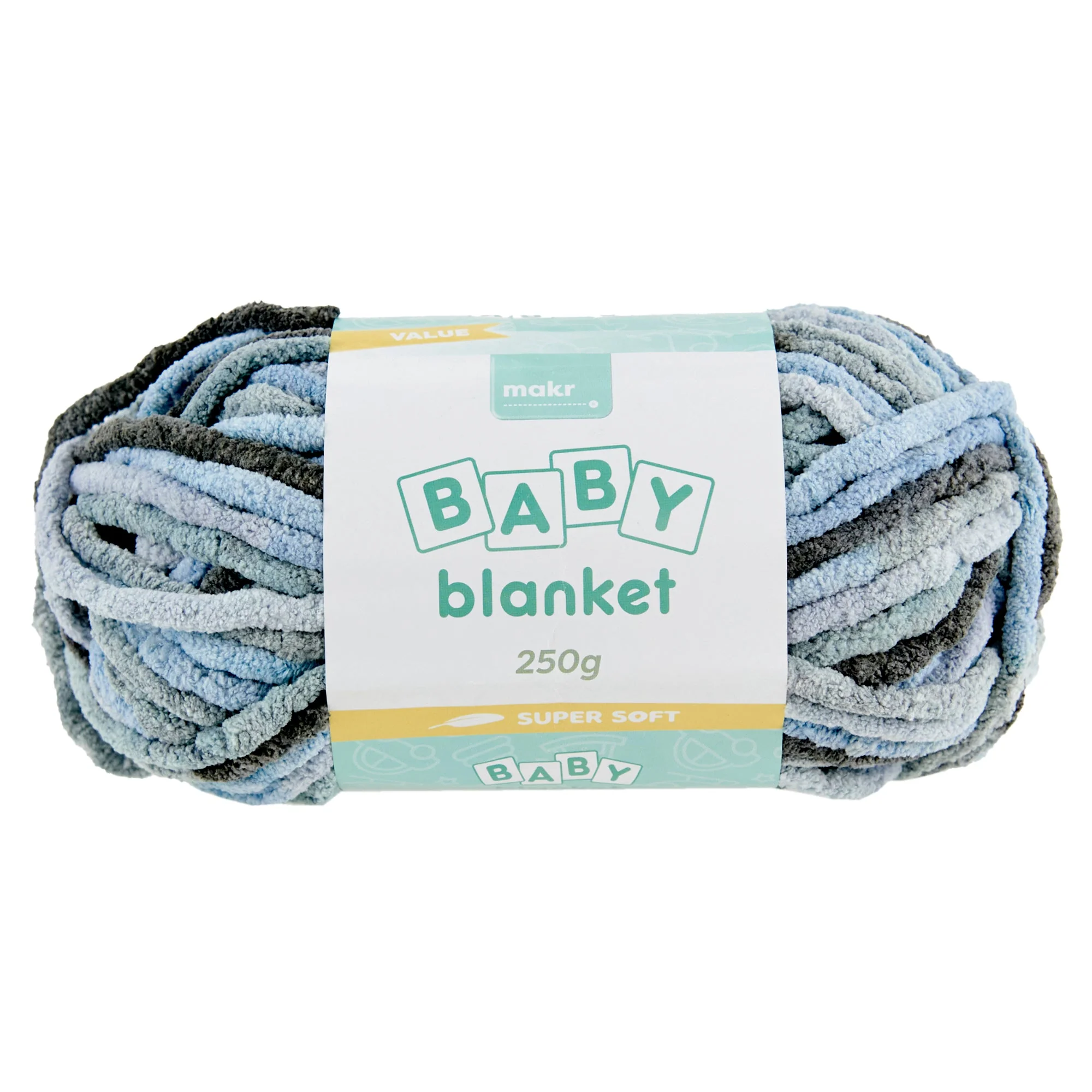 Makr Baby Blanket Crochet & Knitting Yarn, 250g Polyester Yarn - Image 17