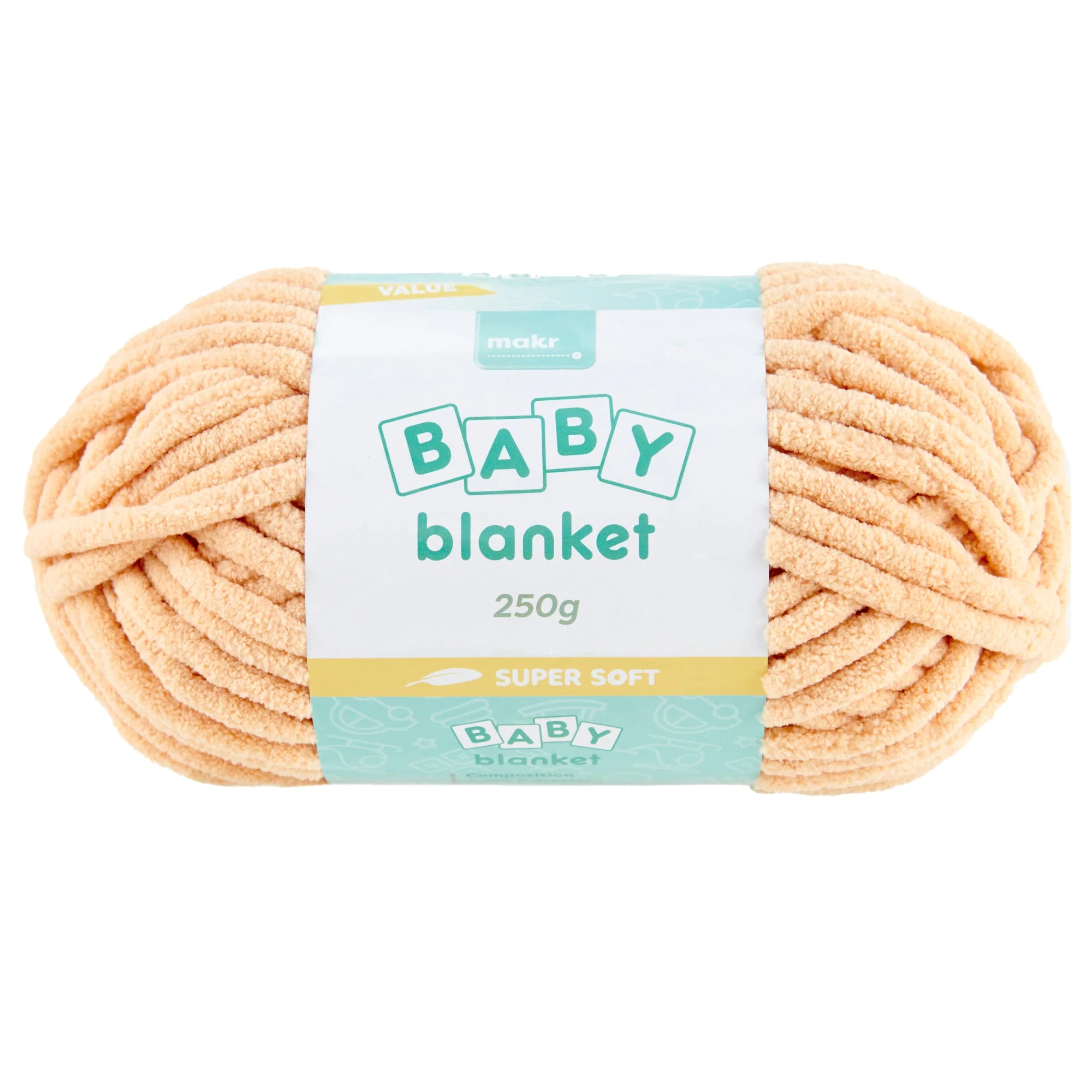 Makr Baby Blanket Crochet & Knitting Yarn, 250g Polyester Yarn - Image 19
