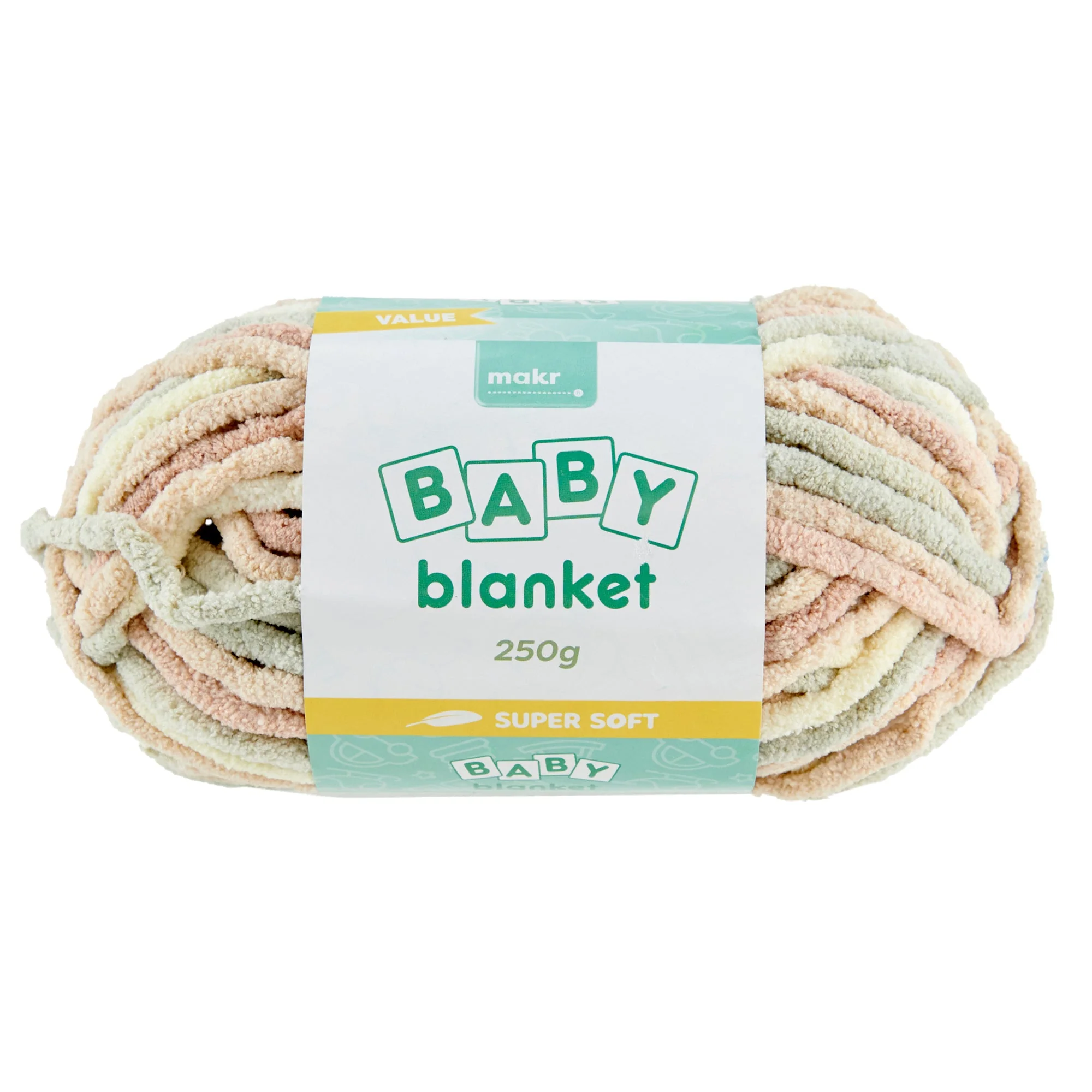 Makr Baby Blanket Crochet & Knitting Yarn, 250g Polyester Yarn - Image 5