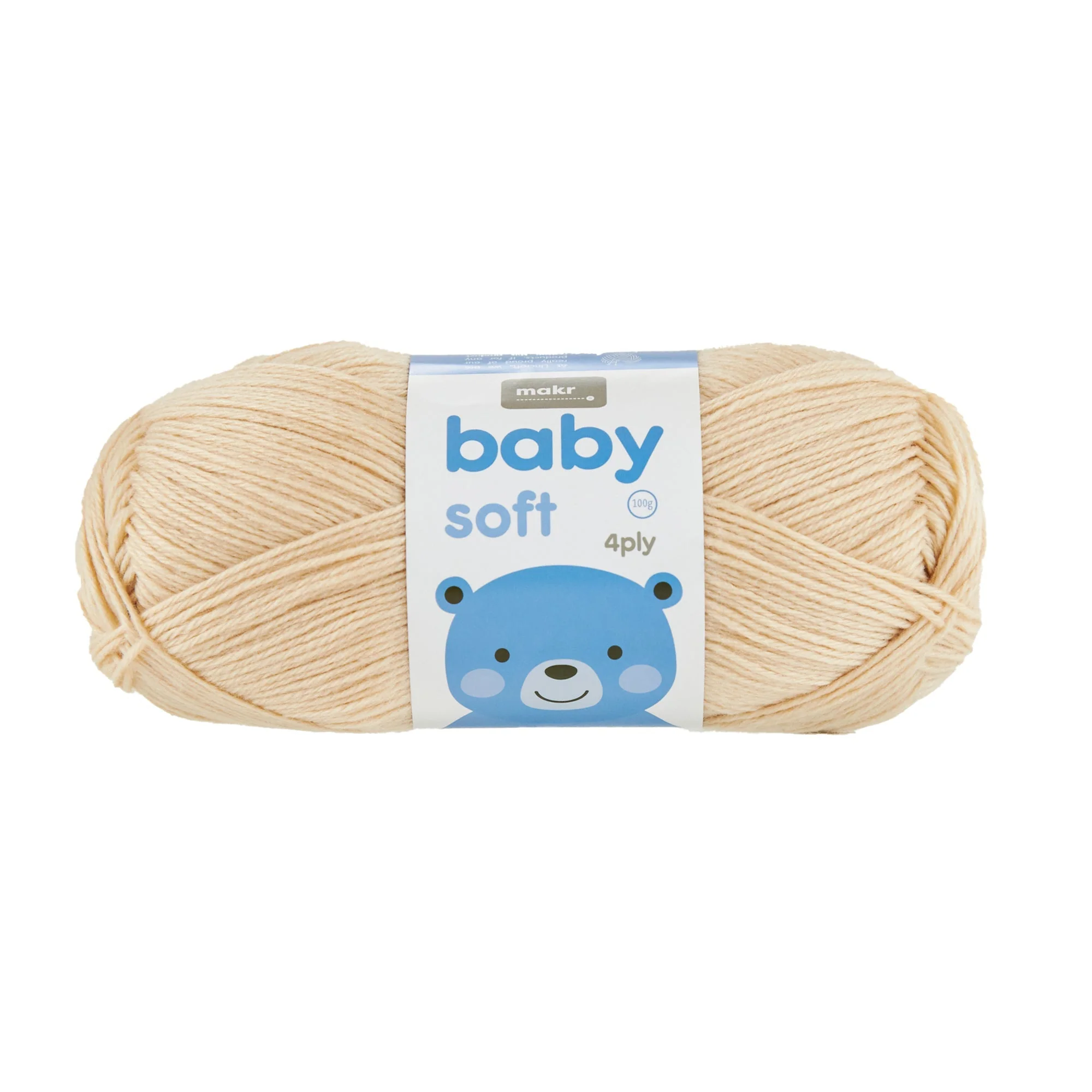 Makr Baby Soft Crochet & Knitting Yarn 4ply, 100g Acrylic Nylon Blend Yarn - Image 5