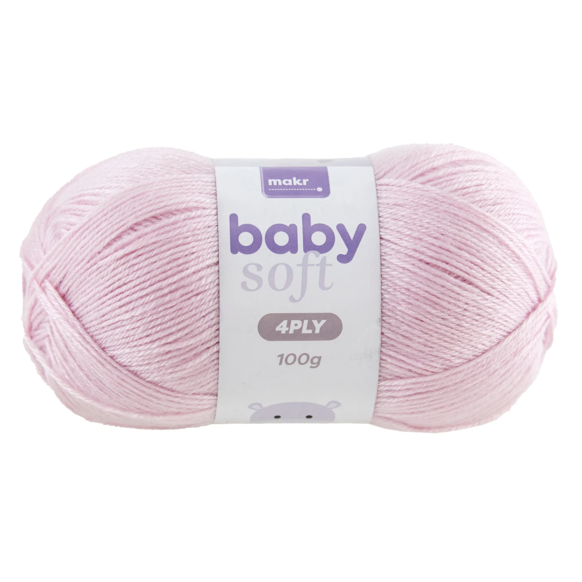 Makr Baby Soft Crochet & Knitting Yarn 4ply, 100g Acrylic Nylon Blend Yarn - Image 8