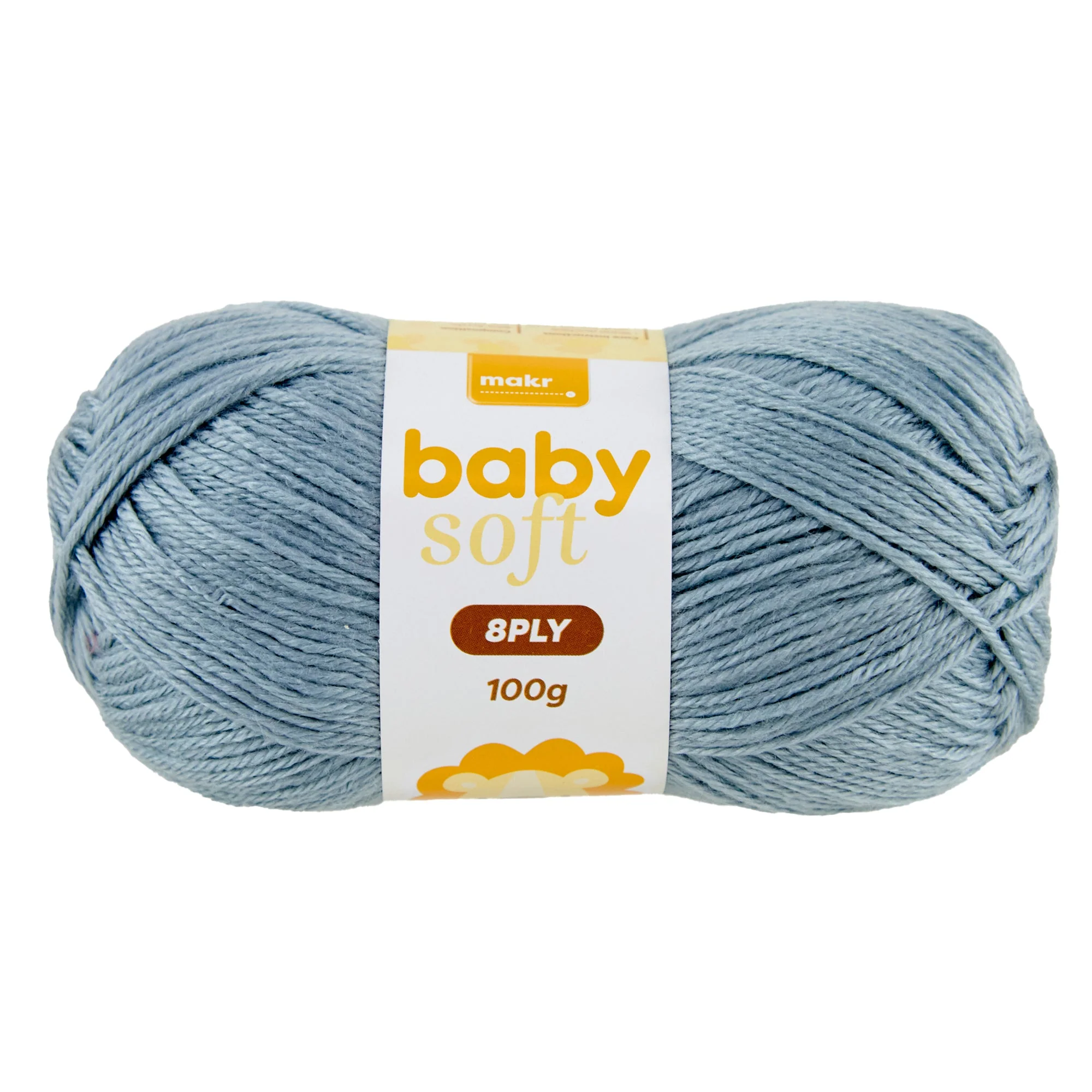 Makr Baby Soft Crochet & Knitting Yarn 8ply, 100g Acrylic Nylon Yarn - Image 9