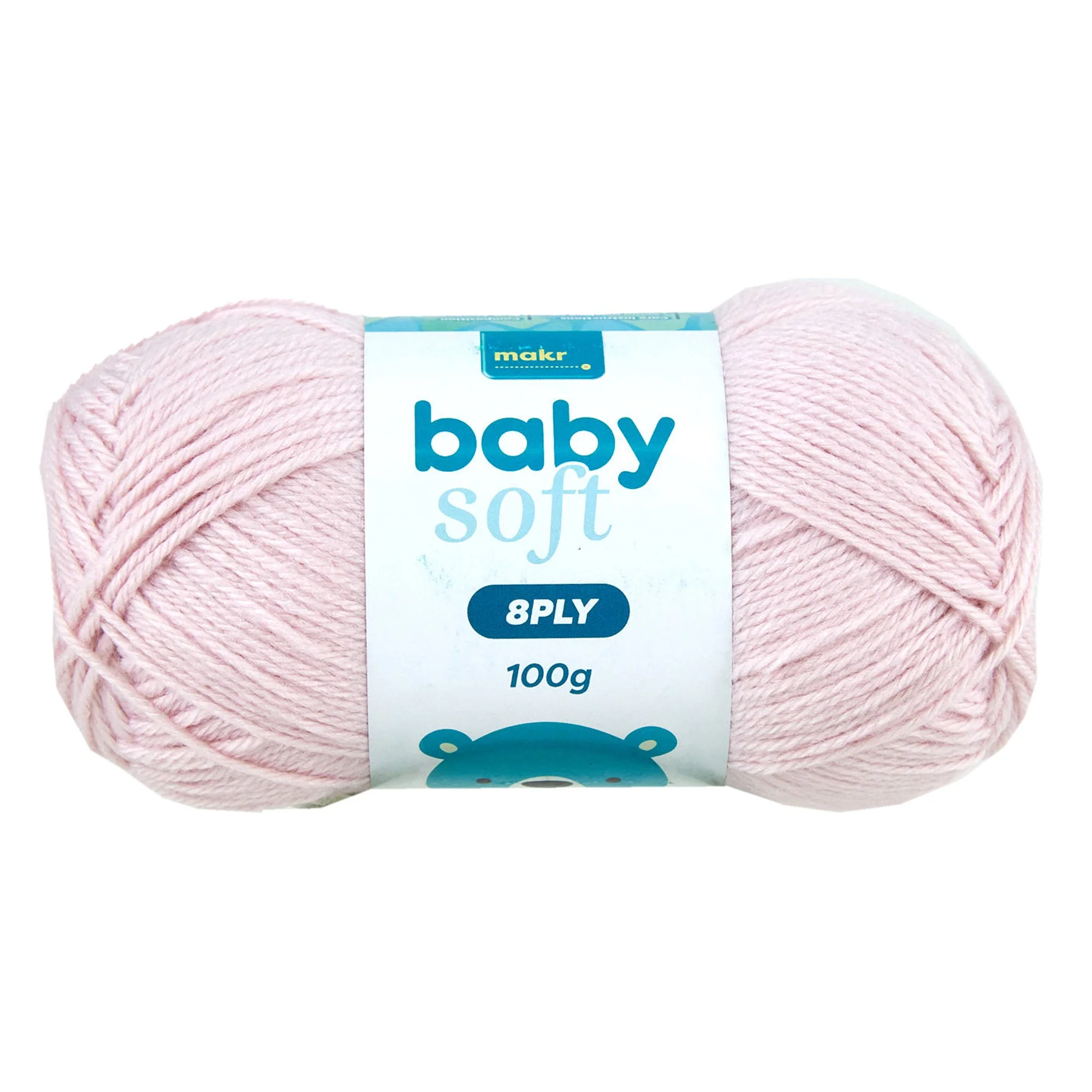 Makr Baby Soft Crochet & Knitting Yarn 8ply, 230m Acrylic Nylon Blend Yarn - Image 3