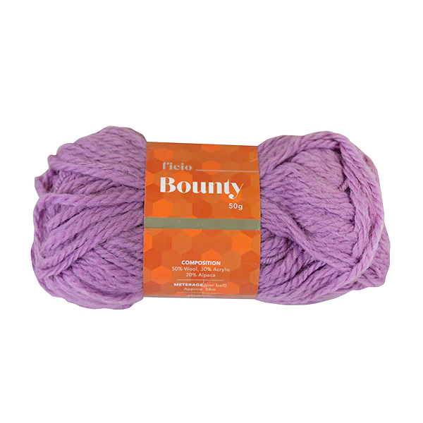 Ficio Bounty Crochet & Knitting Yarn, 50g Wool Acrylic Alpaca Blend Yarn - Image 5