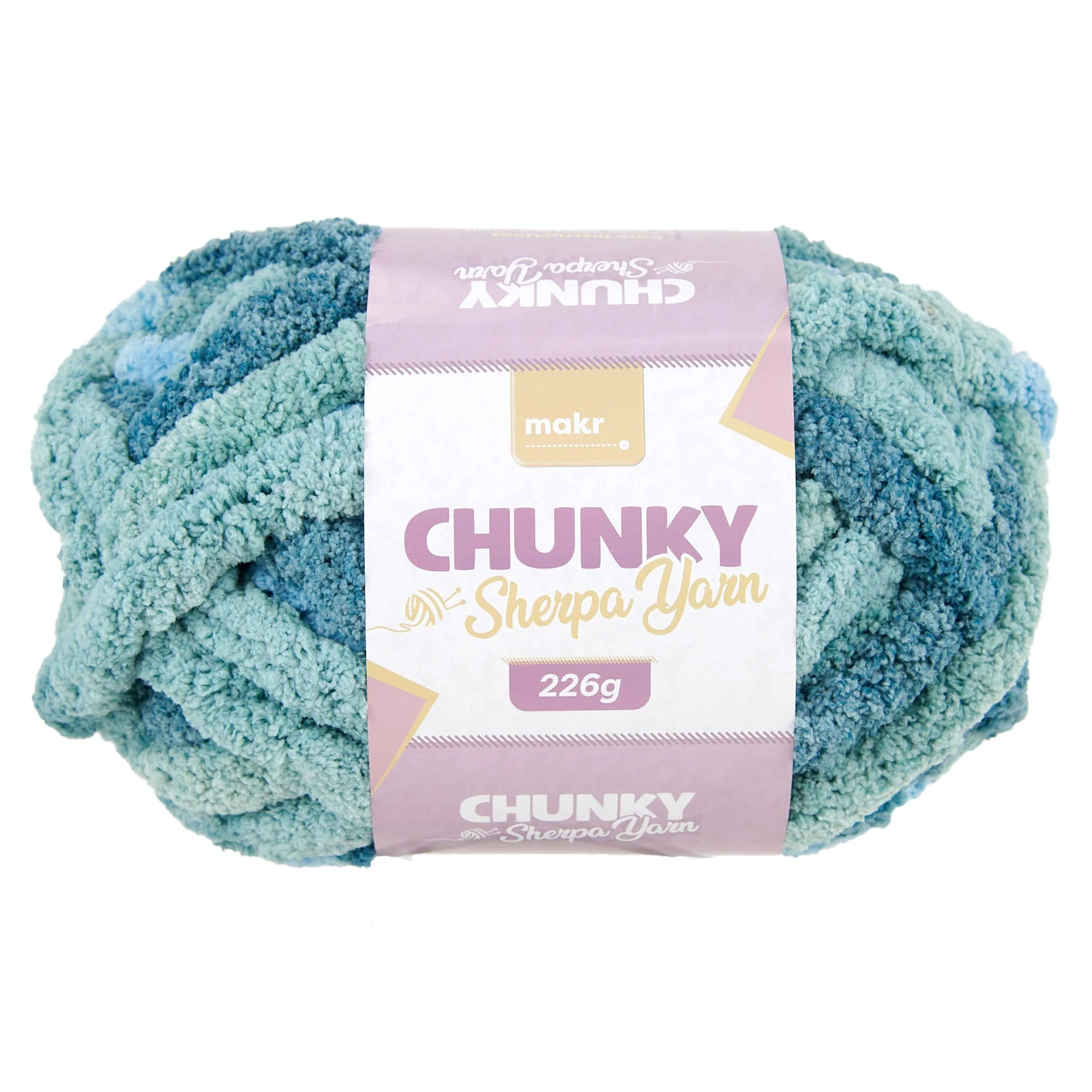 Makr Chunky Sherpa Crochet & Knitting Pattern Yarn - Image 5