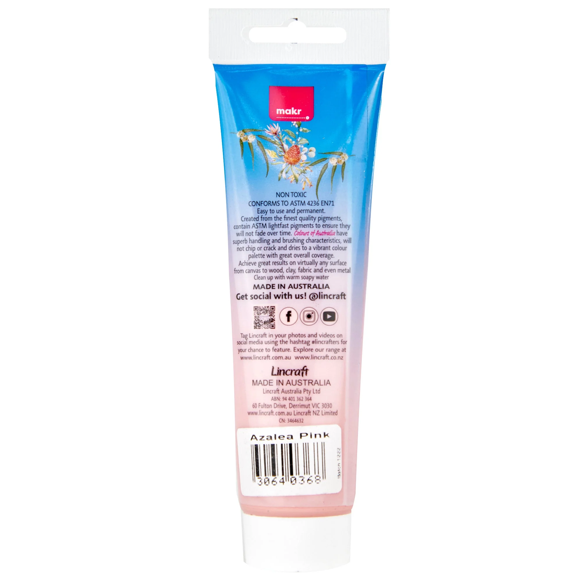 Makr Colours Of Australia Heavy Body Semi-Gloss Acrylic Artist Paint - Image 4