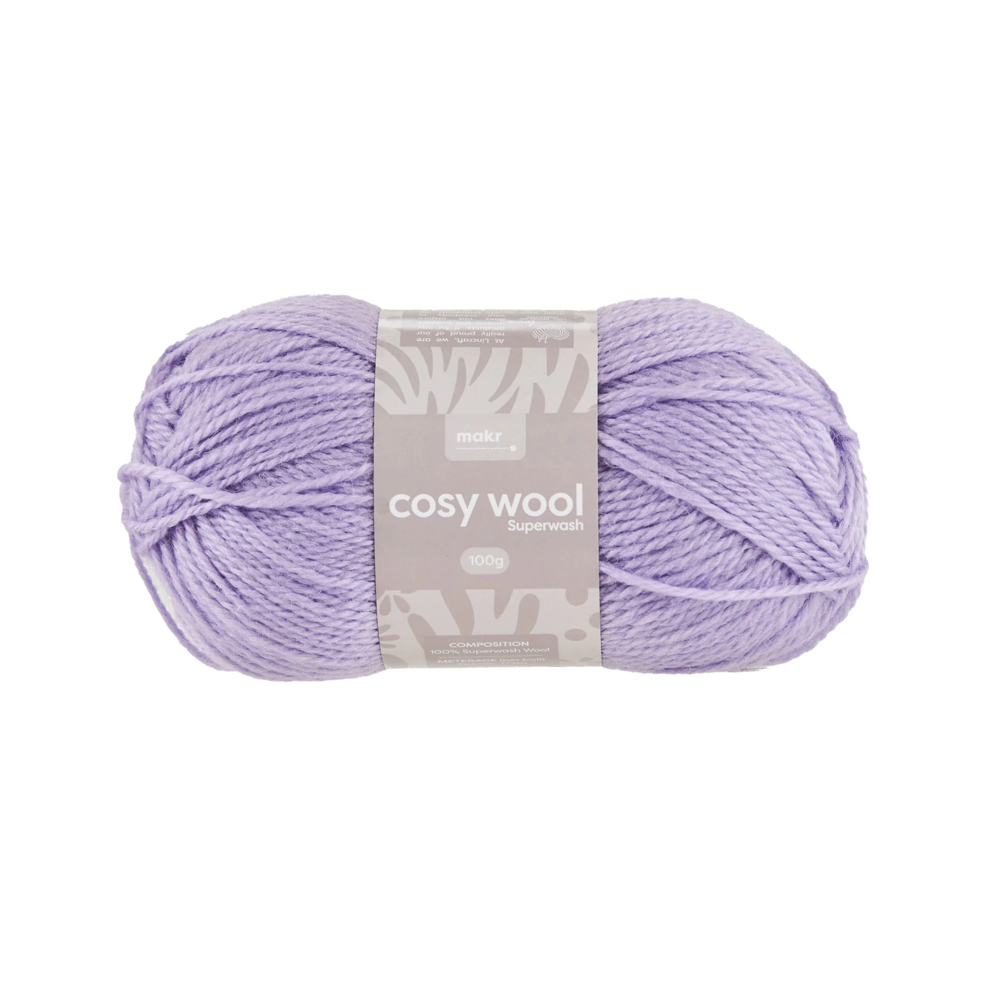 Makr Cosy Wool Crochet & Knitting Yarn 8ply, 100g Wool Yarn - Image 17