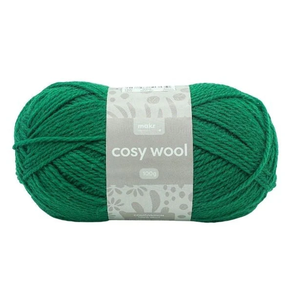 Makr Cosy Wool Crochet & Knitting Yarn 8ply, 100g Wool Yarn - Image 2