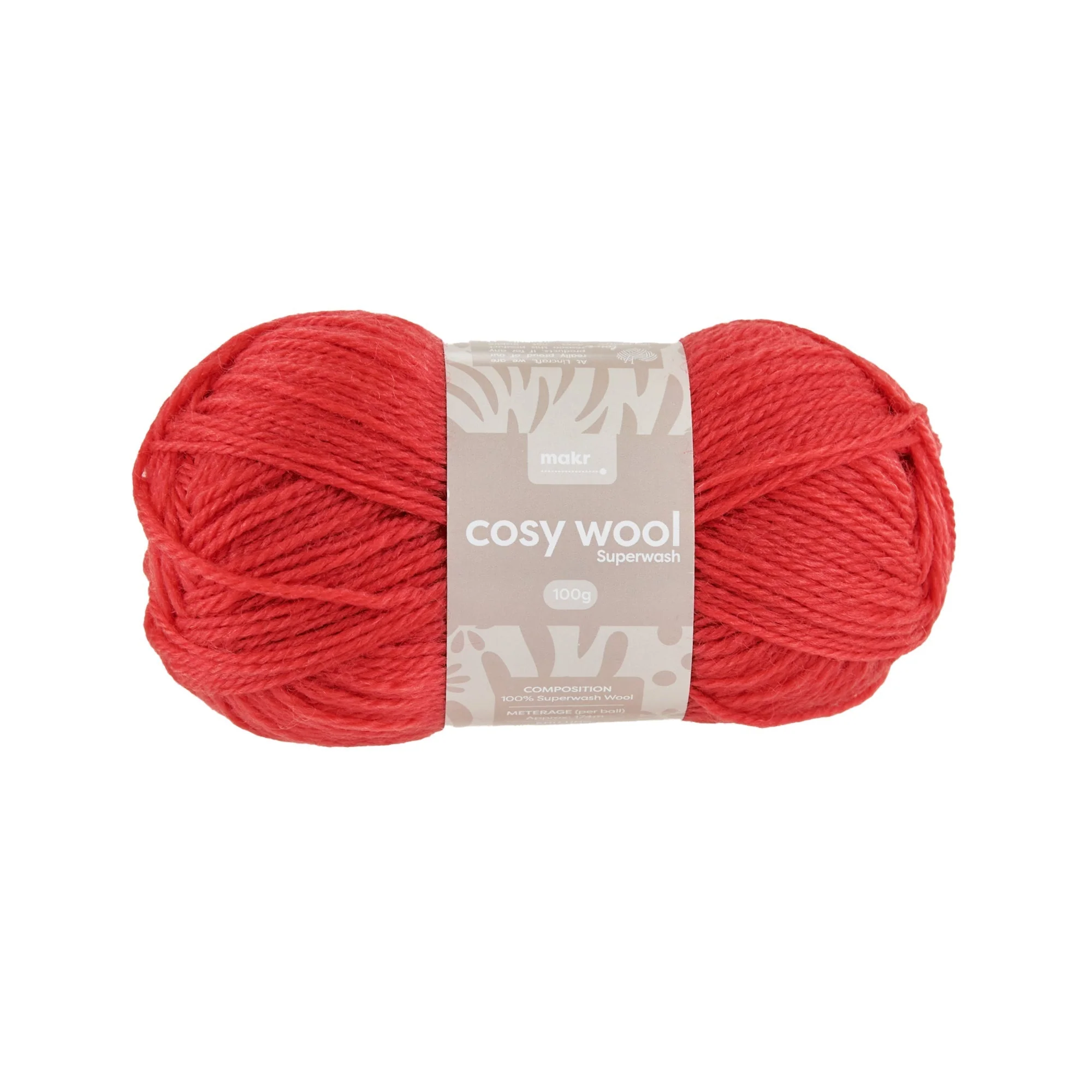 Makr Cosy Wool Crochet & Knitting Yarn 8ply, 100g Wool Yarn - Image 20