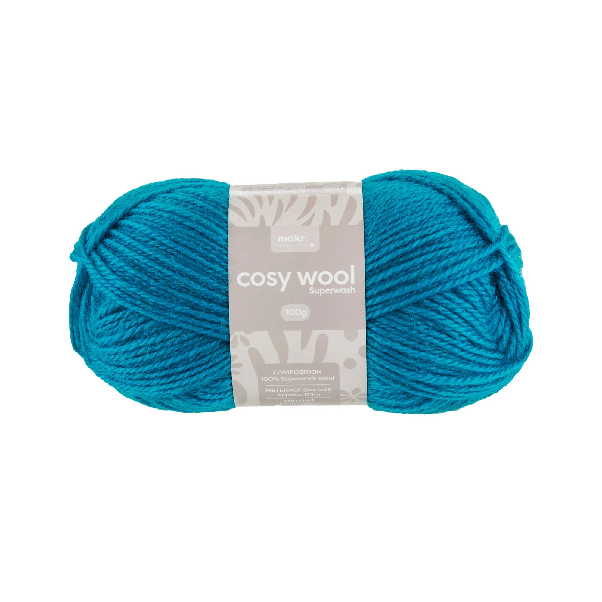 Makr Cosy Wool Crochet & Knitting Yarn 8ply, 100g Wool Yarn - Image 22