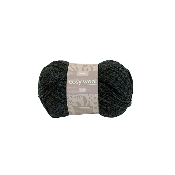 Makr Cosy Wool Crochet & Knitting Yarn 8ply, 100g Wool Yarn - Image 8