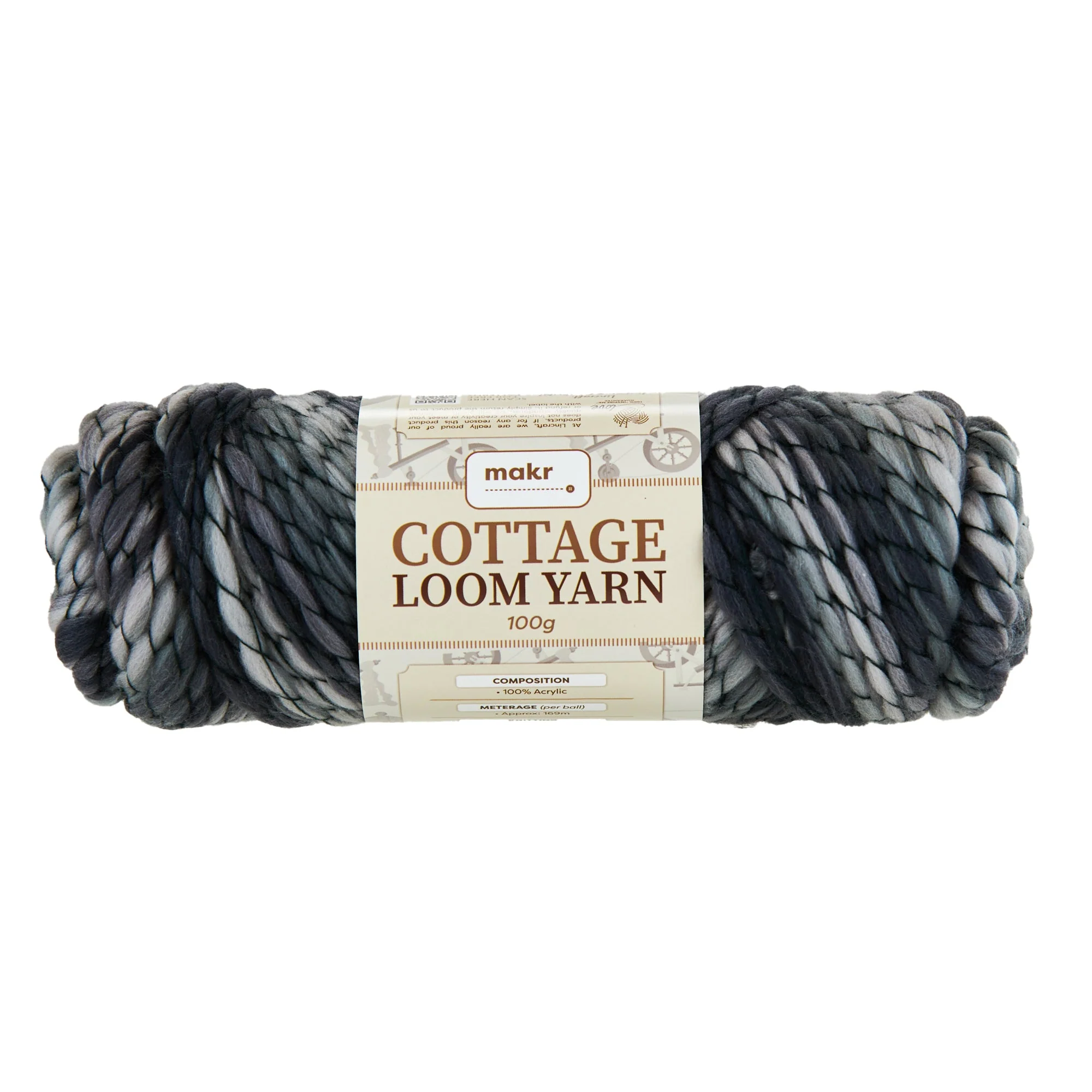 Makr Cottage Loom Crochet & Knitting Yarn, 100g Acrylic Yarn - Image 11