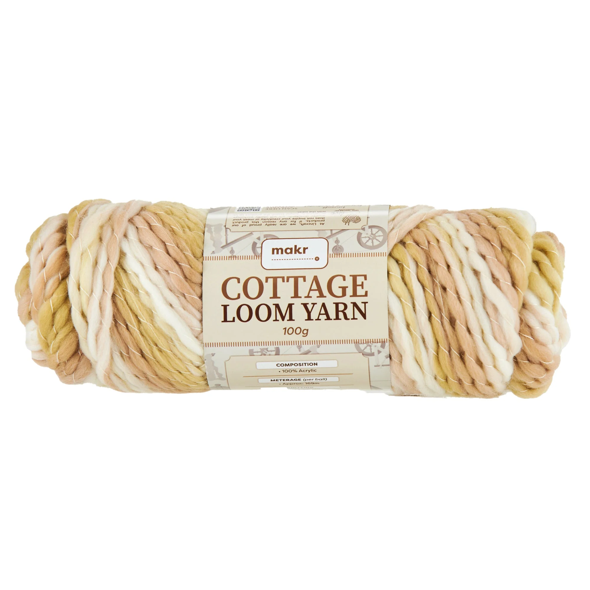 Makr Cottage Loom Crochet & Knitting Yarn, 100g Acrylic Yarn - Image 7