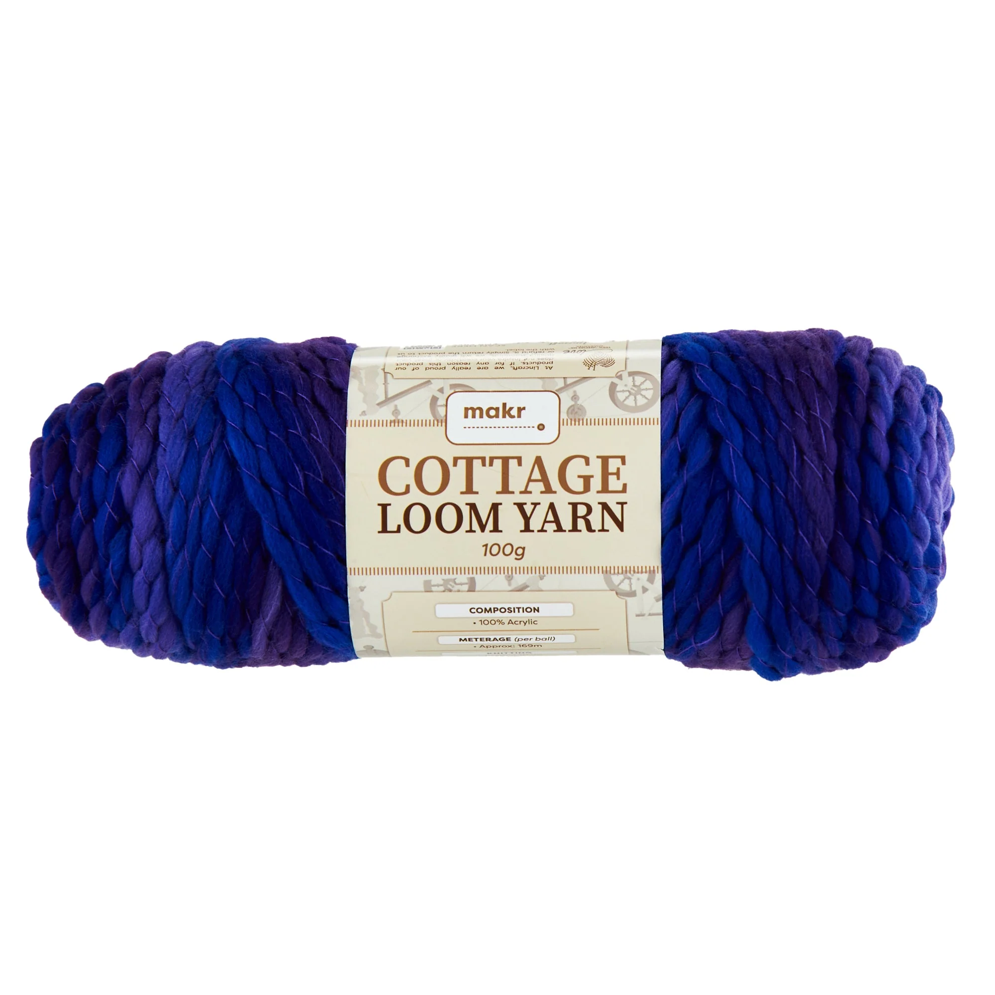 Makr Cottage Loom Crochet & Knitting Yarn, 100g Acrylic Yarn - Image 9