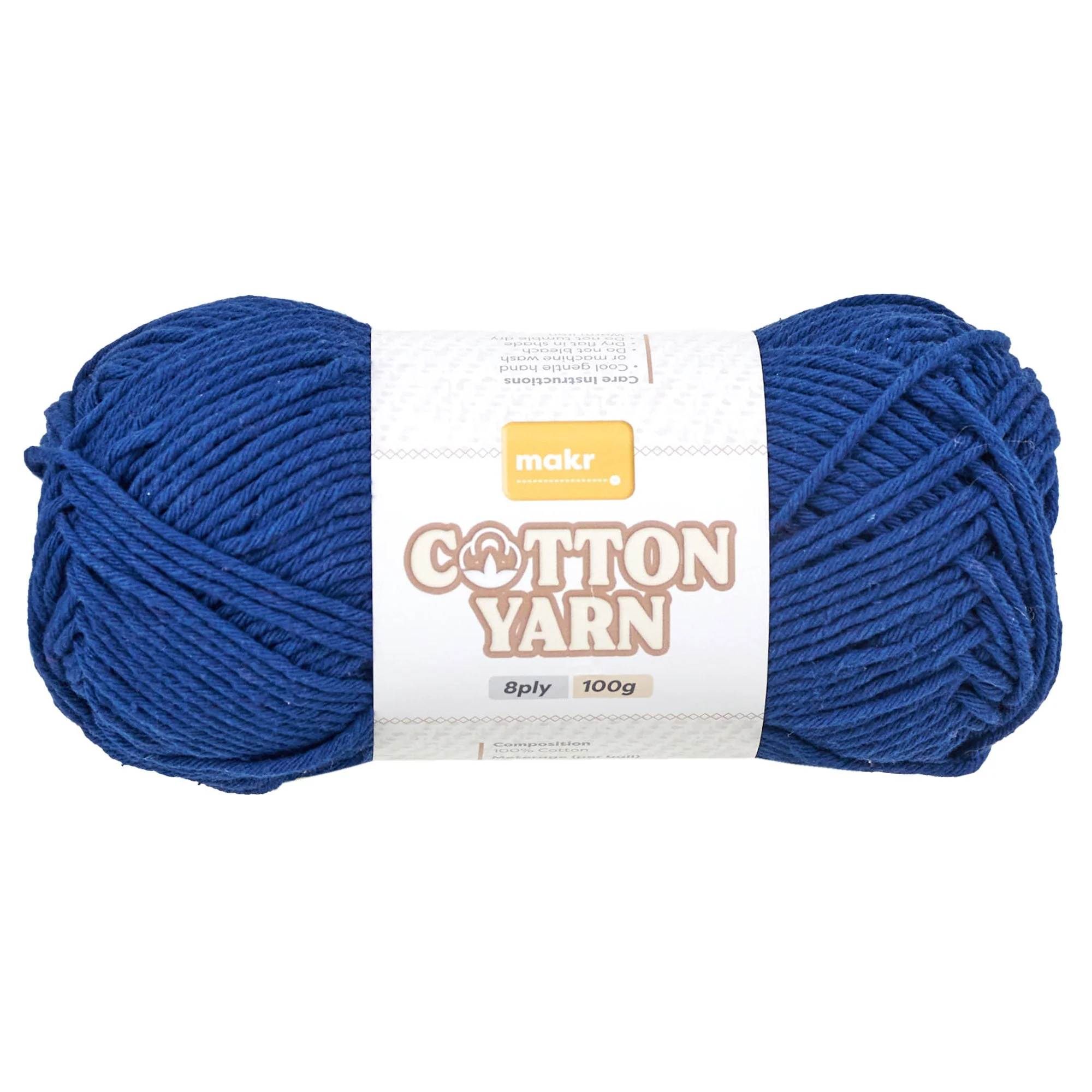 Makr Cotton Crochet & Knitting Yarn 8Ply, 100g Cotton Yarn - Image 11