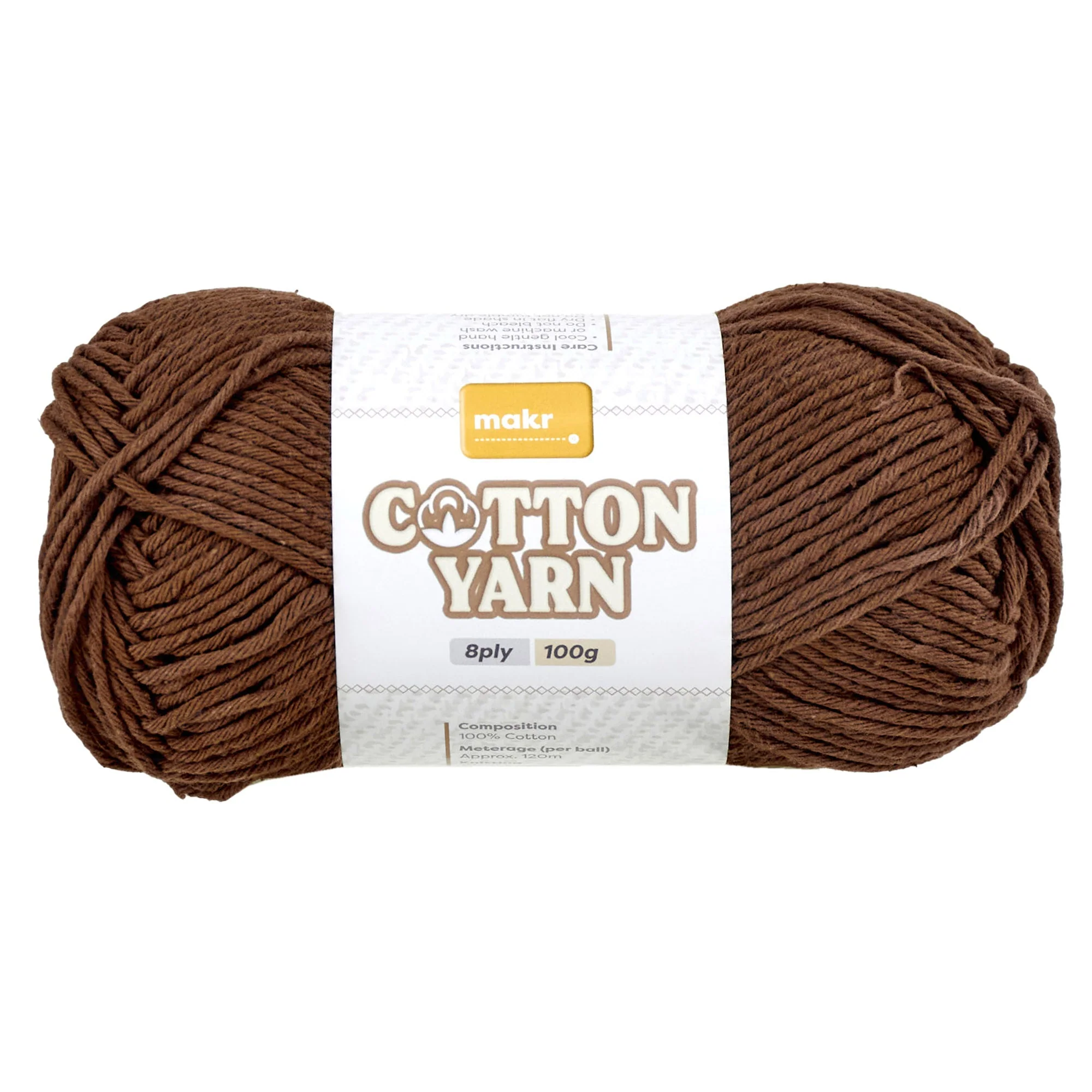 Makr Cotton Crochet & Knitting Yarn 8Ply, 100g Cotton Yarn - Image 13