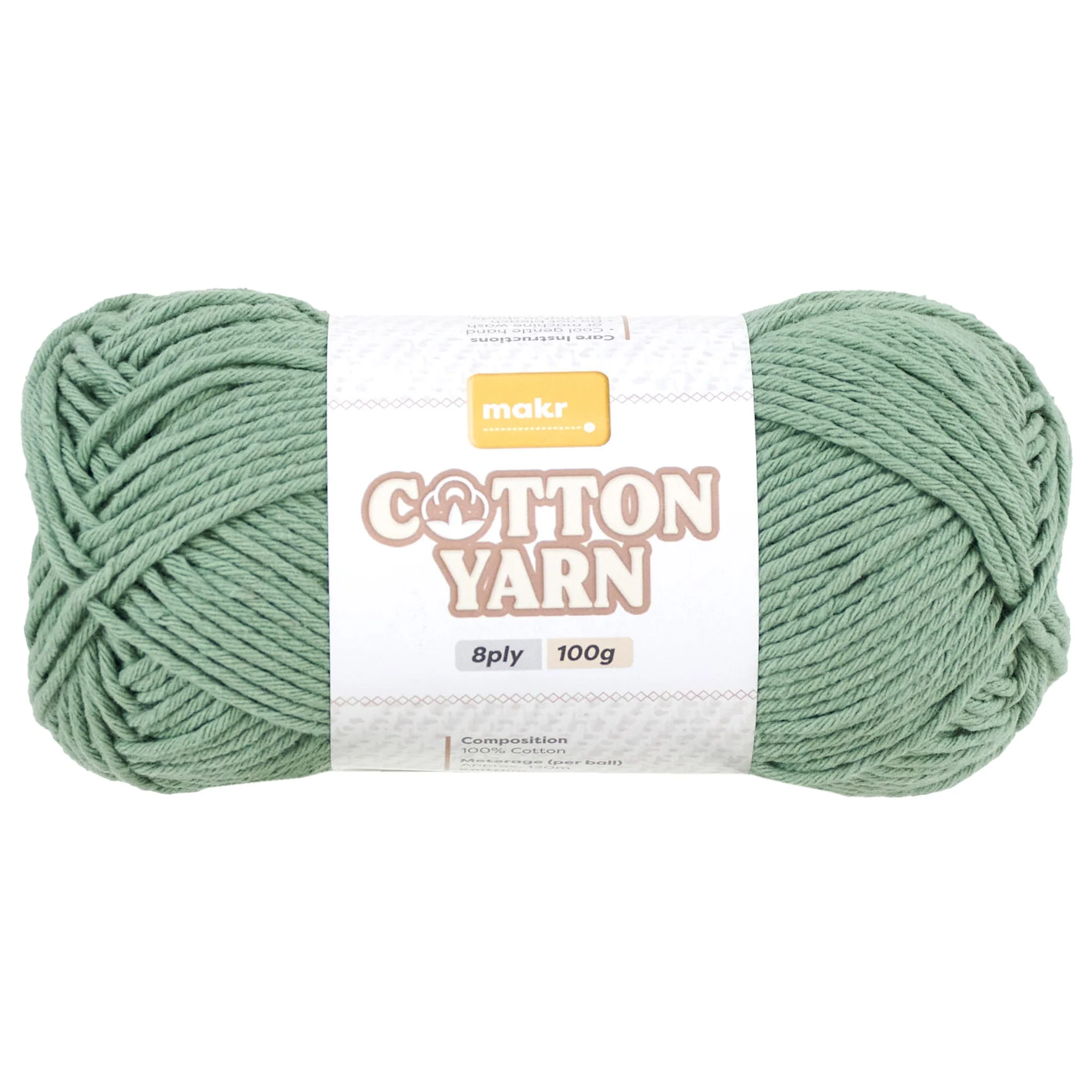 Makr Cotton Crochet & Knitting Yarn 8Ply, 100g Cotton Yarn - Image 19