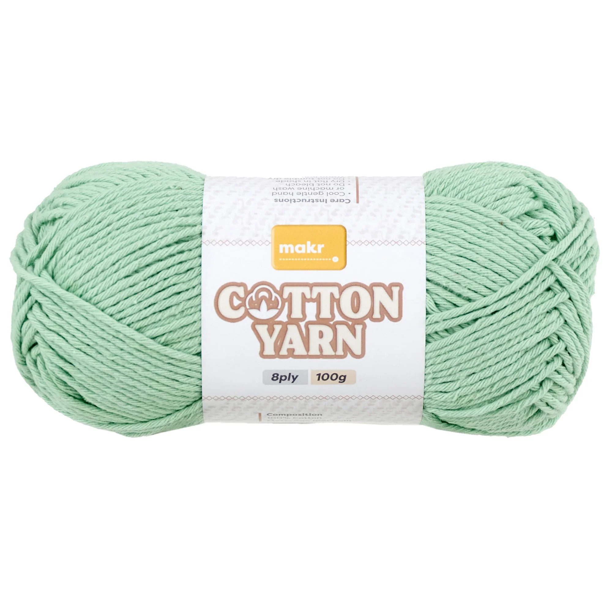 Makr Cotton Crochet & Knitting Yarn 8Ply, 100g Cotton Yarn - Image 23