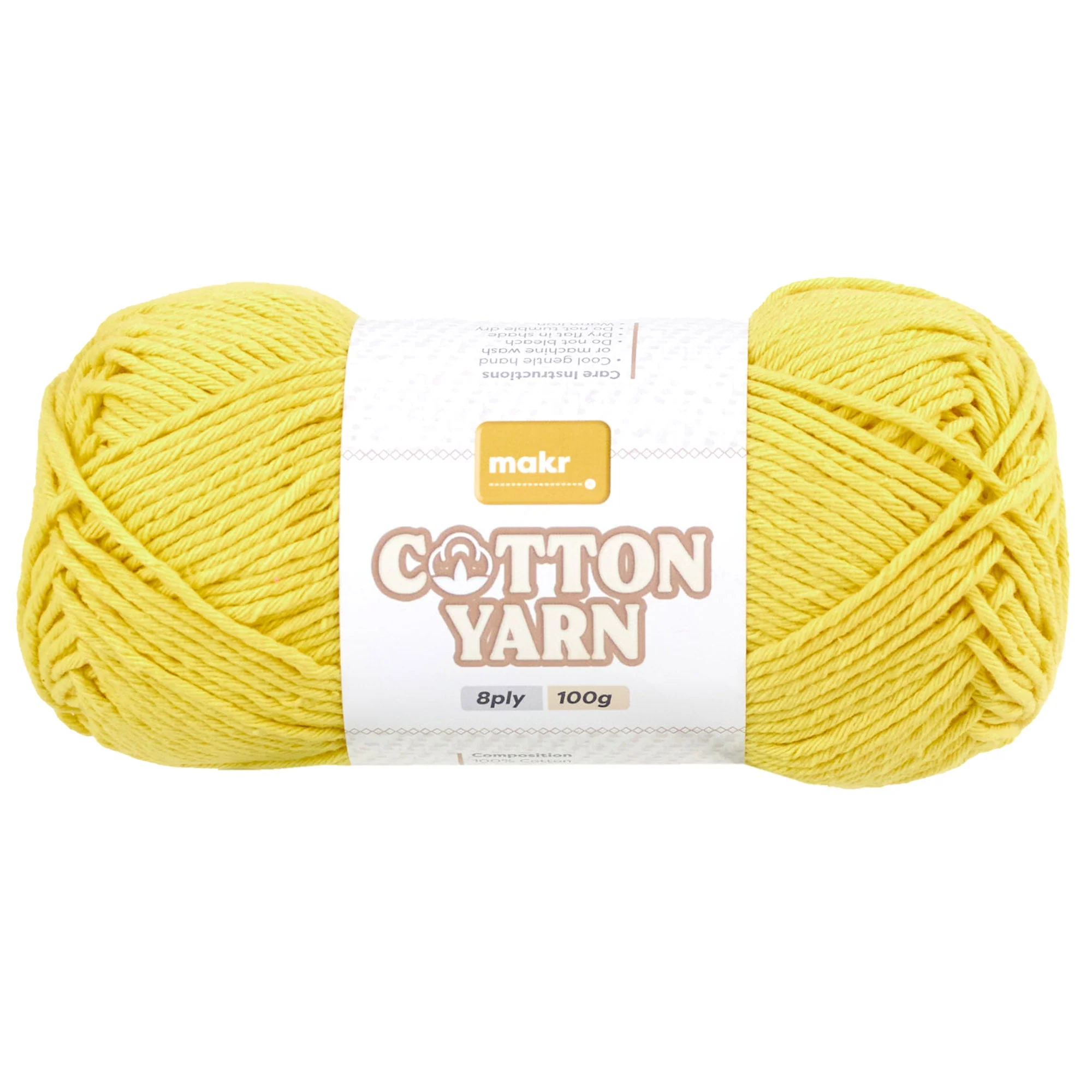 Makr Cotton Crochet & Knitting Yarn 8Ply, 100g Cotton Yarn - Image 29