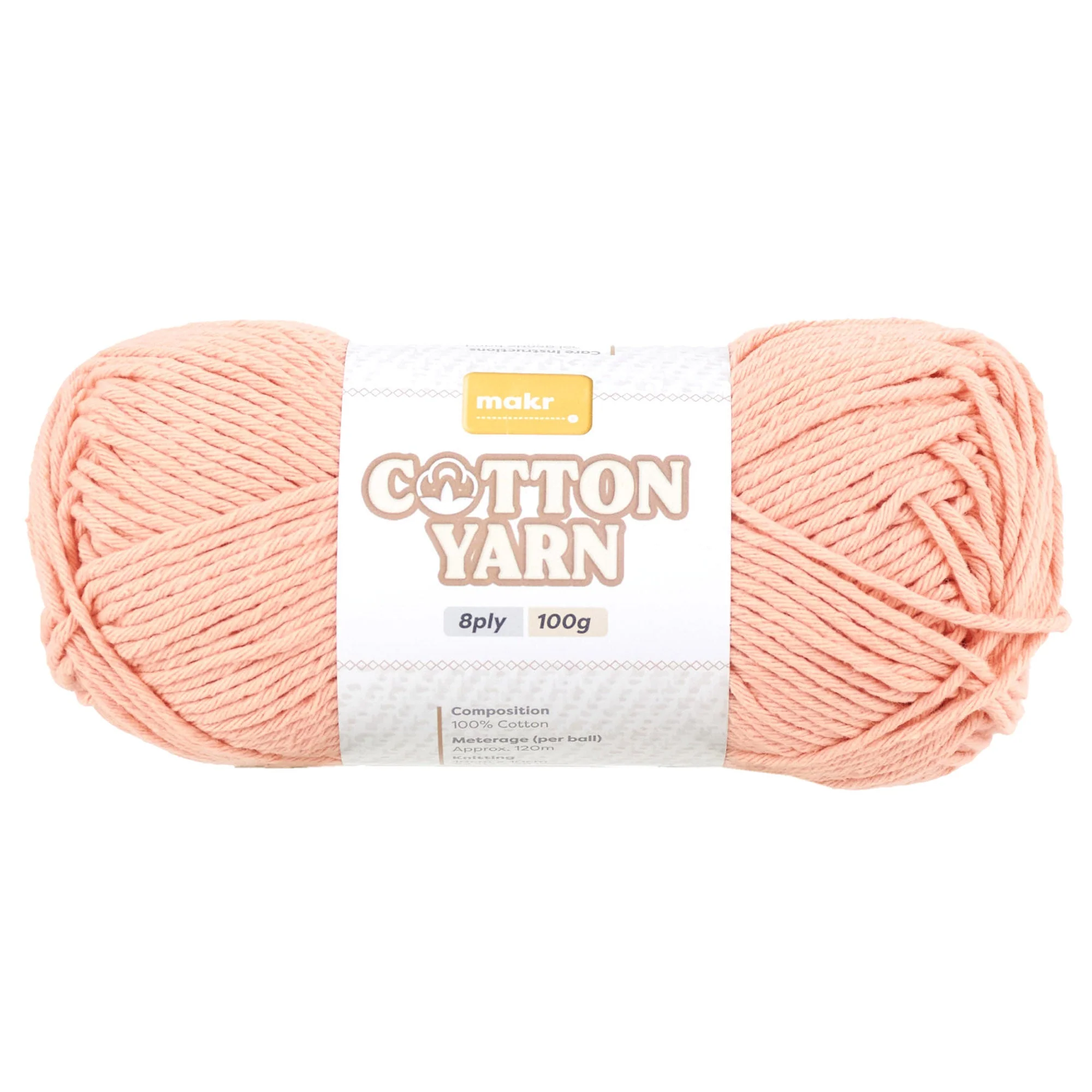 Makr Cotton Crochet & Knitting Yarn 8Ply, 100g Cotton Yarn - Image 31