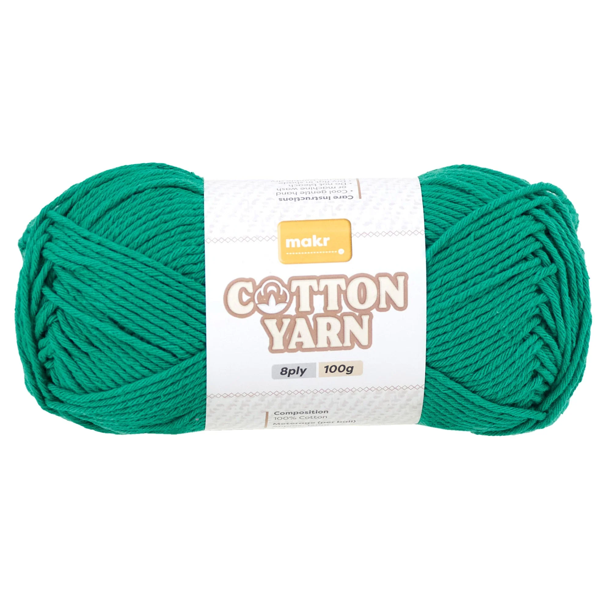 Makr Cotton Crochet & Knitting Yarn 8Ply, 100g Cotton Yarn - Image 33