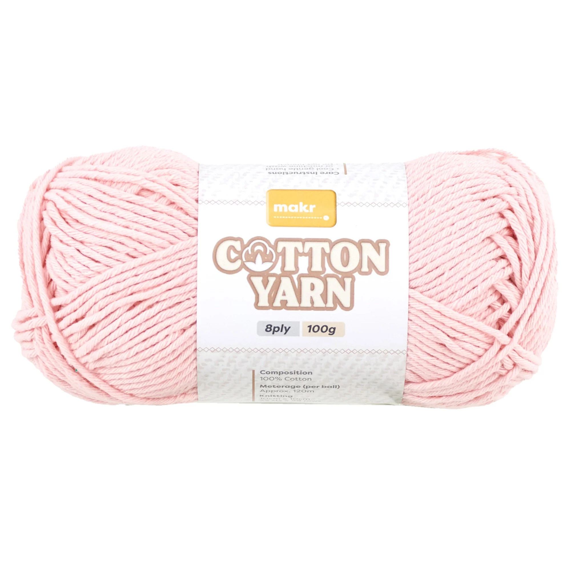 Makr Cotton Crochet & Knitting Yarn 8Ply, 100g Cotton Yarn - Image 41