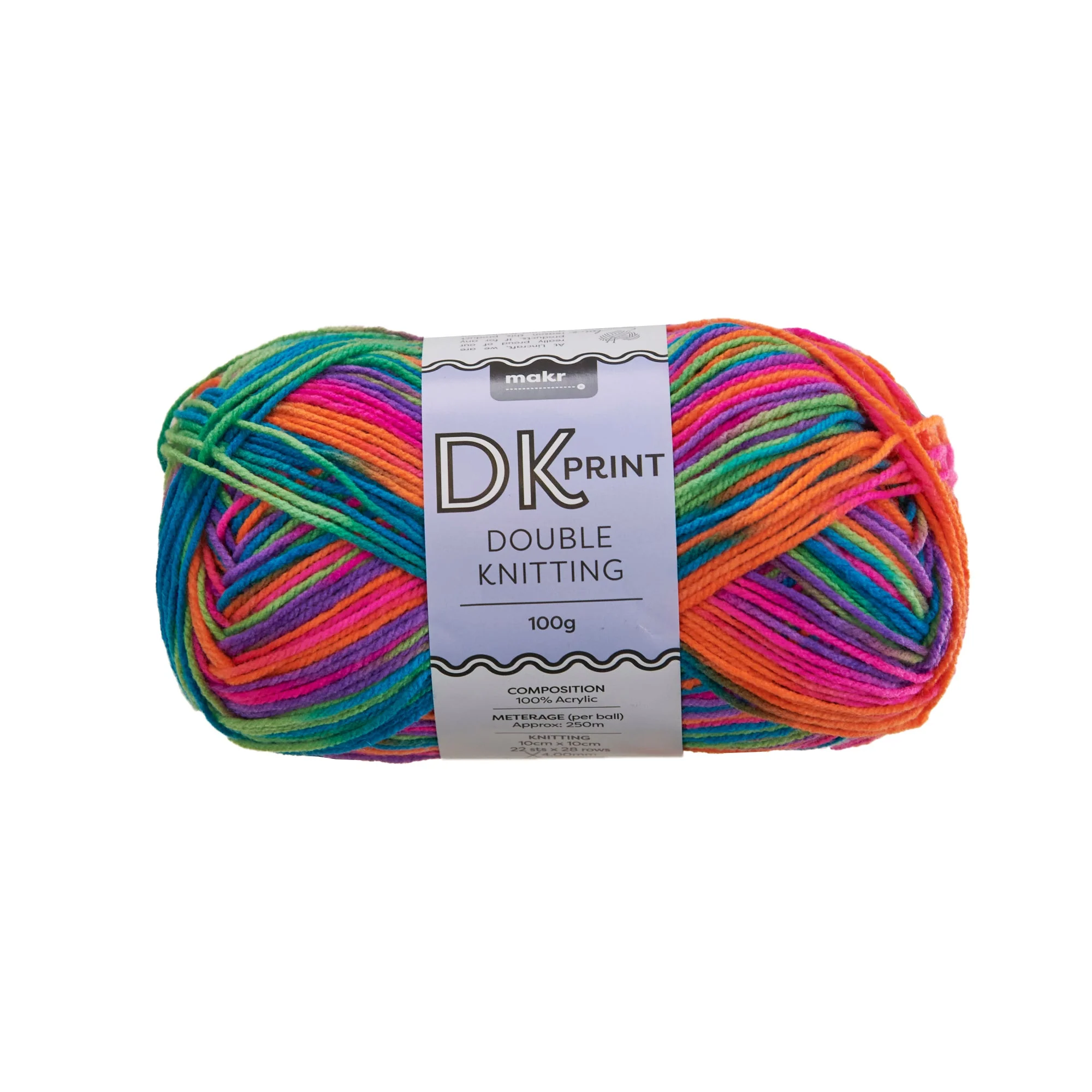 Makr Dk Print Crochet & Knitting Yarn, 100g - Image 3
