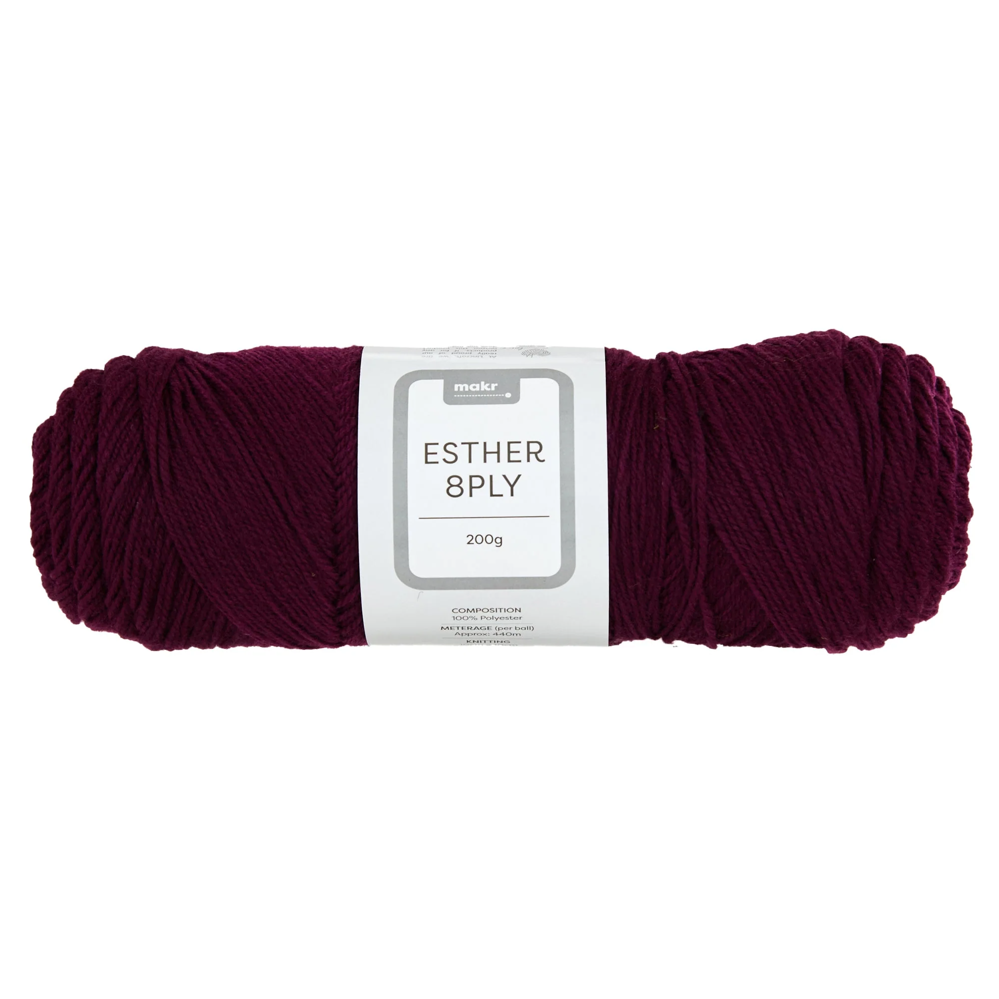 Makr Esther 8ply Crochet & Knitting Yarn, 200g Polyester Yarn - Image 14