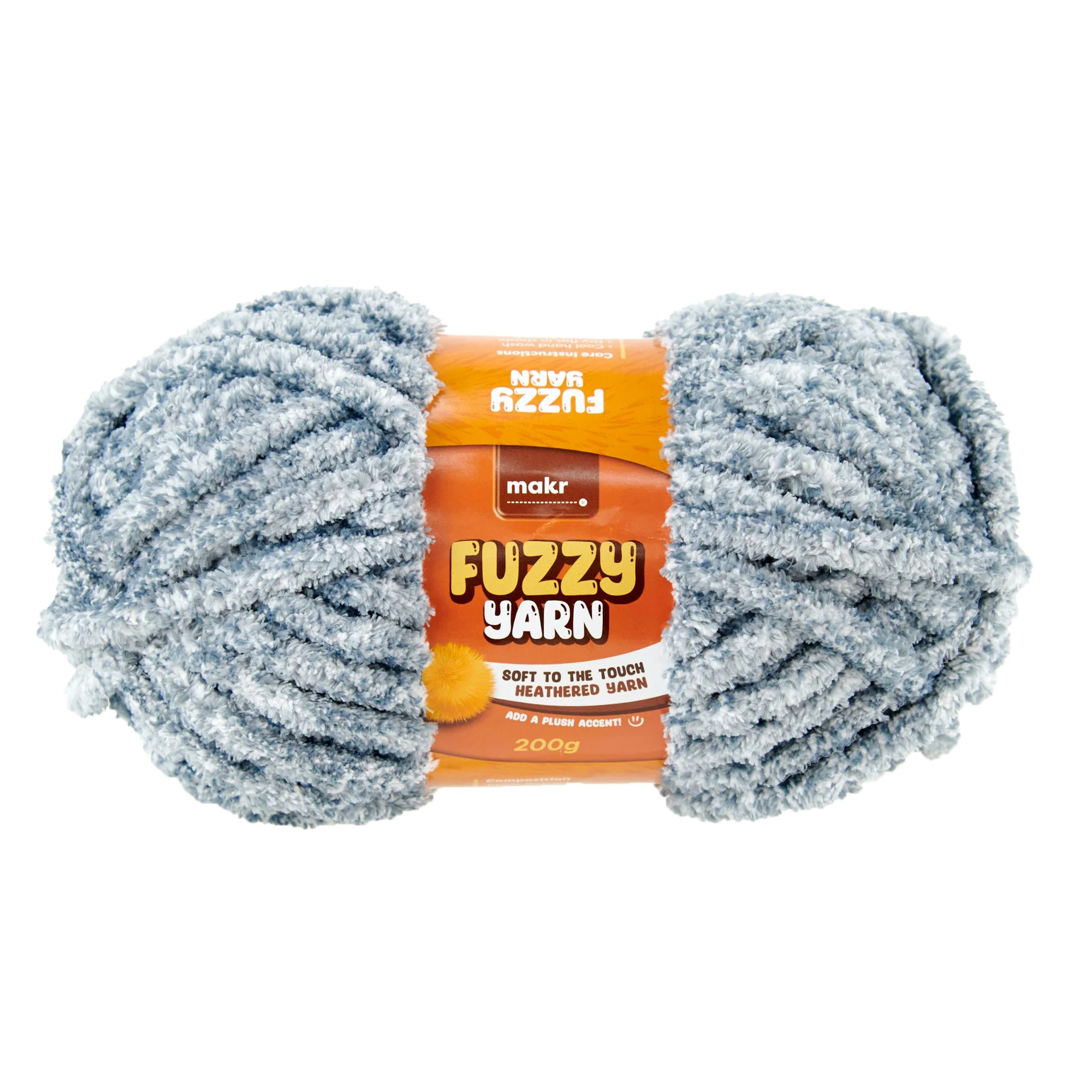 Makr Fuzzy Crochet & Knitting Yarn, 200g Polyester Yarn - Image 7