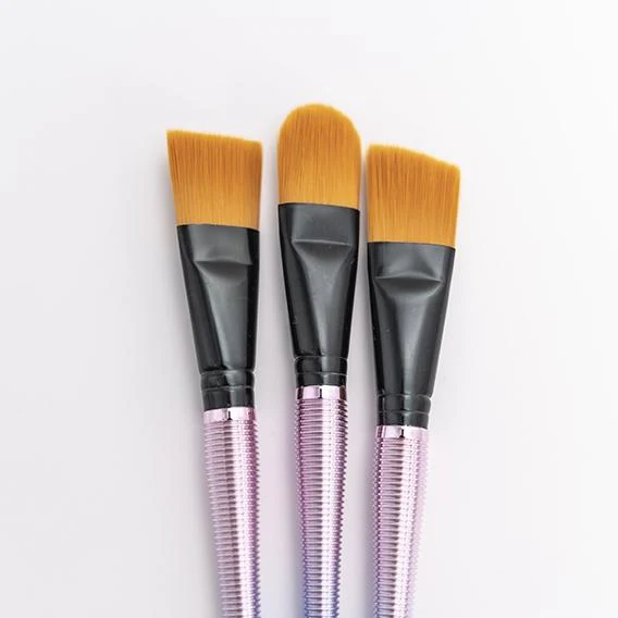Makr Brush Set with Glitter, Gold- 3pk - Image 2
