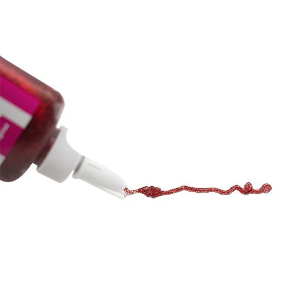 Makr Glitter Glue, Red- 80ml - Image 4