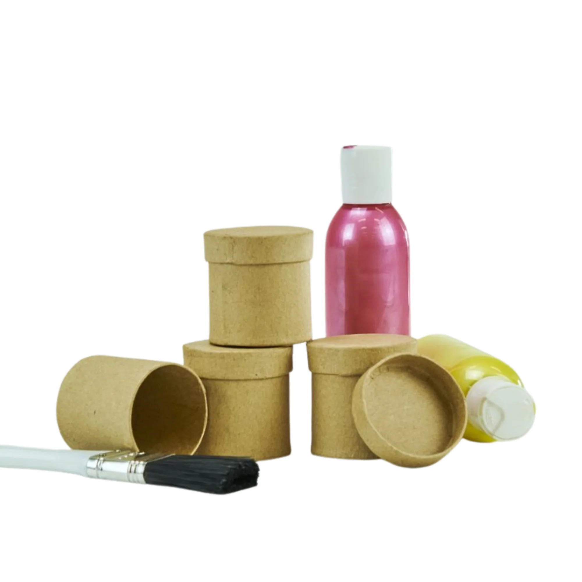Makr Paper Mache Boxes, Round Mini- 5x5cm - Image 2