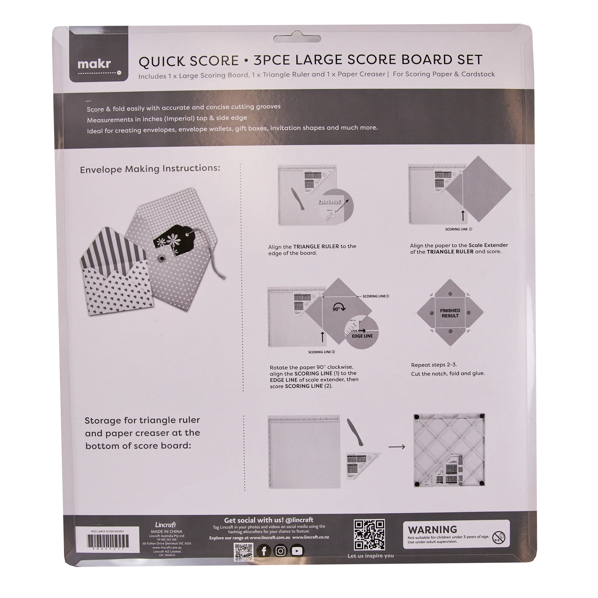 Makr Quick Score Scoreboard - Large 12"x12" - Image 5