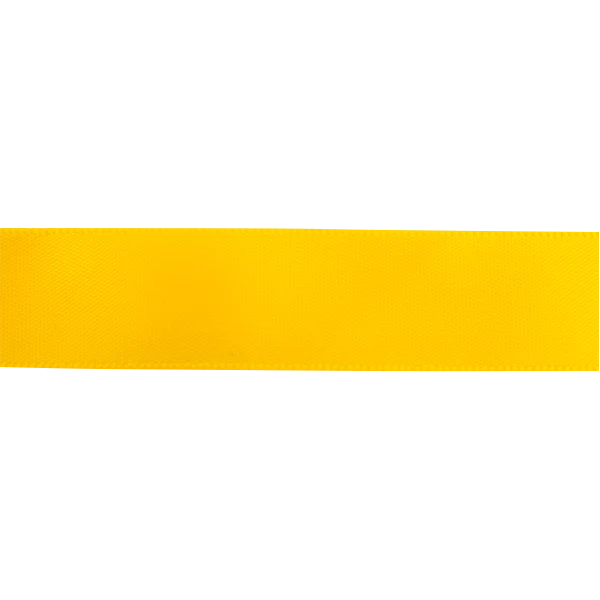 Makr Ribbon, Single Faced Gold Satin- 16mmx4.5m