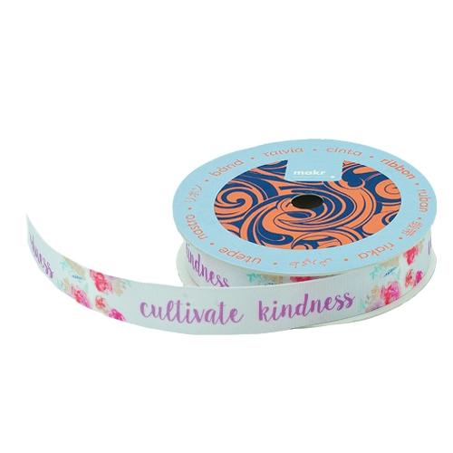Makr Ribbon, Cultivate Kindness Satin- 16mmx4.5m - Image 2