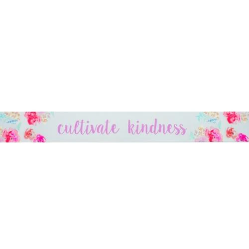Makr Ribbon, Cultivate Kindness Satin- 38mmx3.6m
