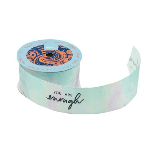 Makr Ribbon, You Are Enough Satin- 38mmx3.6m - Image 2