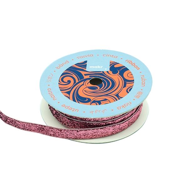 Makr Ribbon, Pink Metallic- 9mmx9.1m - Image 2