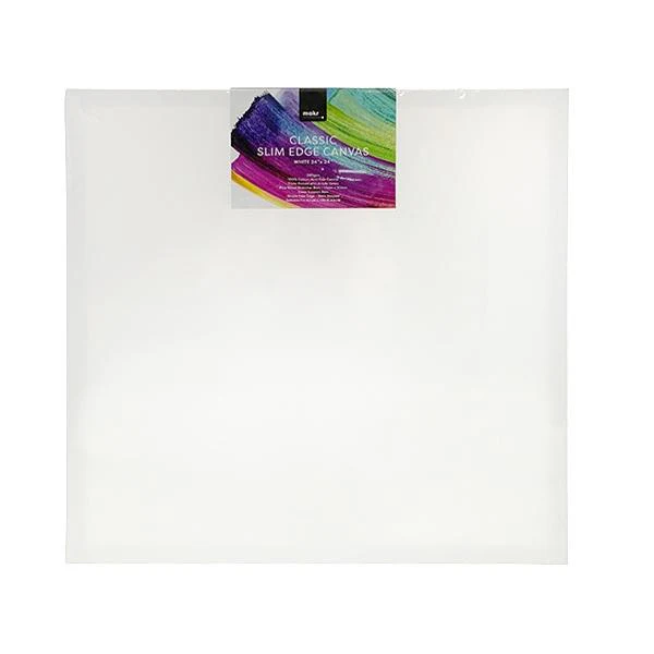 Makr 24x24in - Classic Slim Edge Canvas White